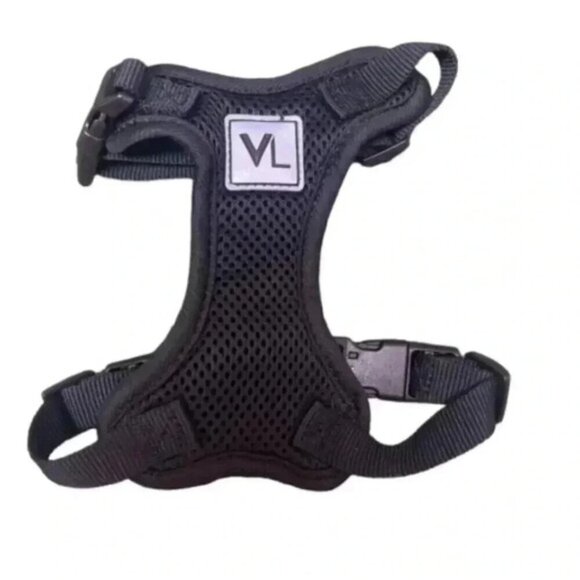Vibrant Other - Vibrant Life Mesh Adjustable Dog Walking Pet Harness, Black, Size XS